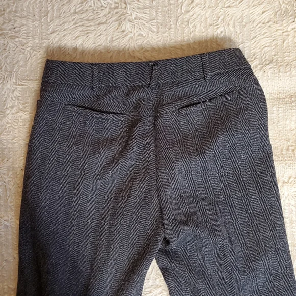 J. CREW charcoal tweed pants SIZE 2 - Picture 9 of 9